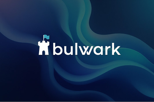 Bulwark white logo