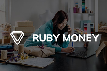 Ruby money white logo