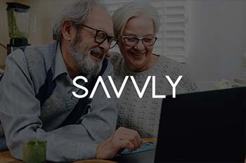 Savvly white logo