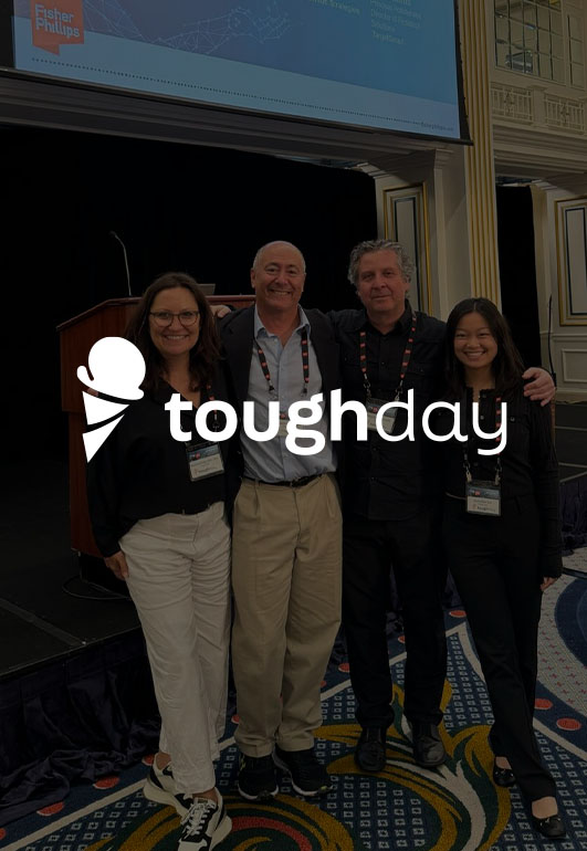 Tough Day white logo